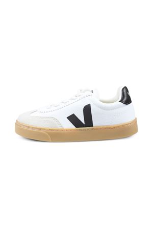 sneakers in pelle bianco VEJA KIDS | SY0120631CWHITEBLACK